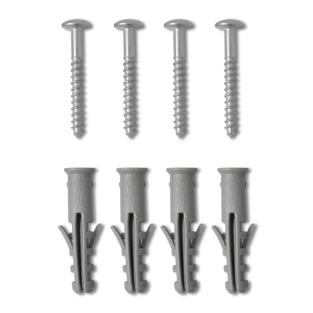 Fekete fürdőszobai egyenes törölközőtartó központi fűtéssel 500x1160mm