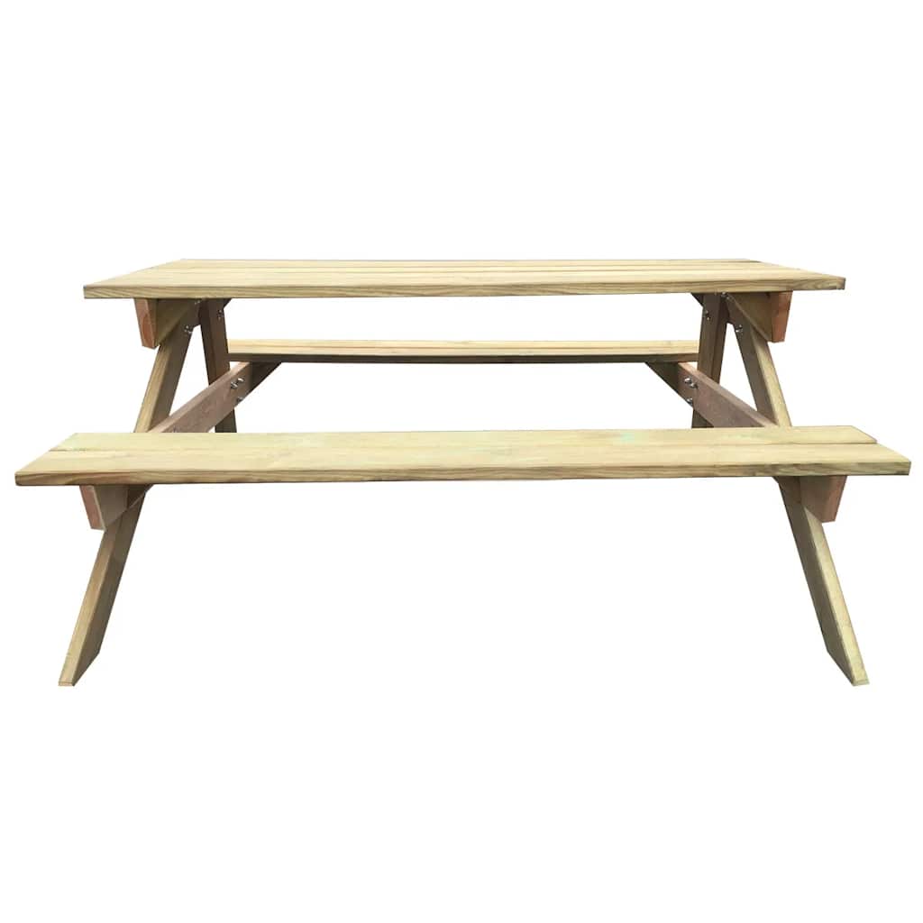 fa piknik asztal 150 x 135 x 71,5 cm