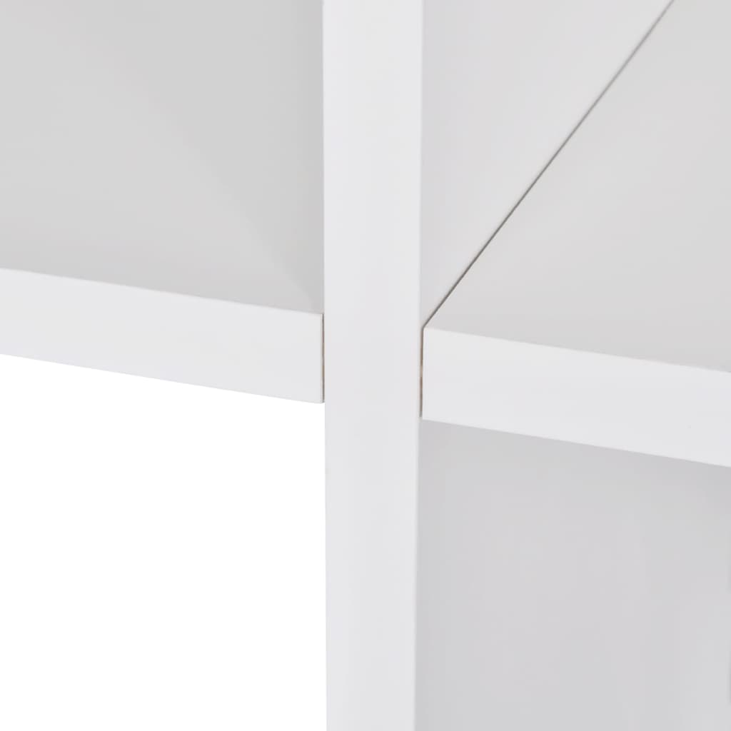 fehér lépcsős könyvespolc/vitrines polc 142 cm
