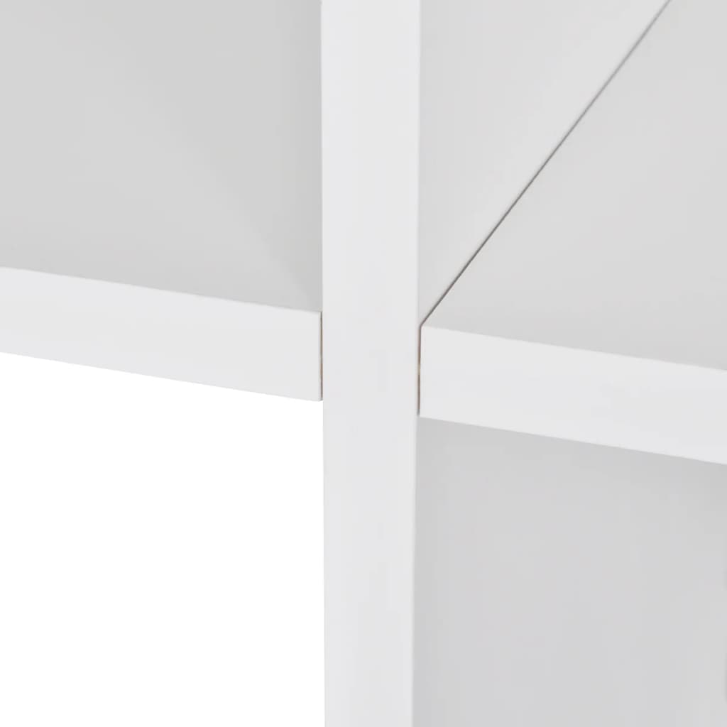 fehér lépcső könyvespolc/vitrines polc 107 cm