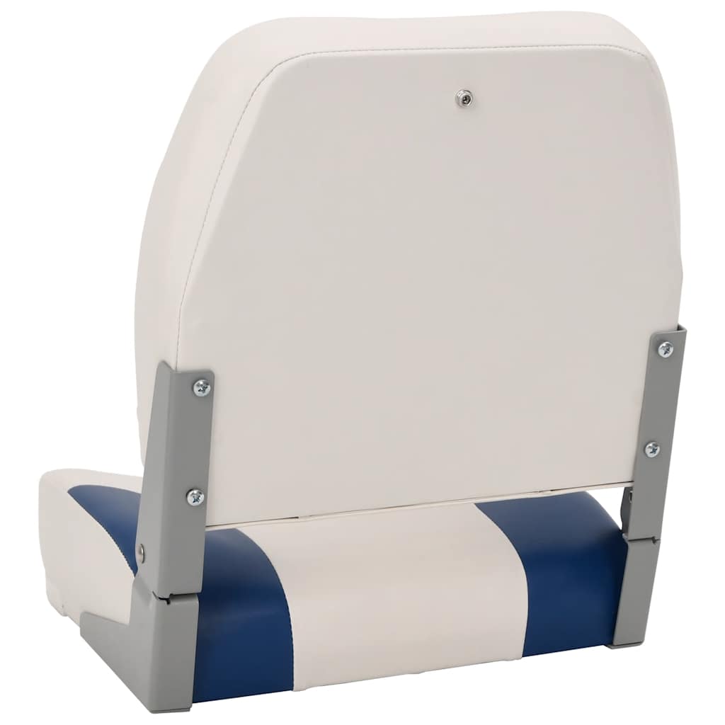 kék-fehér párnás összecsukható hajóülés 1 készlet