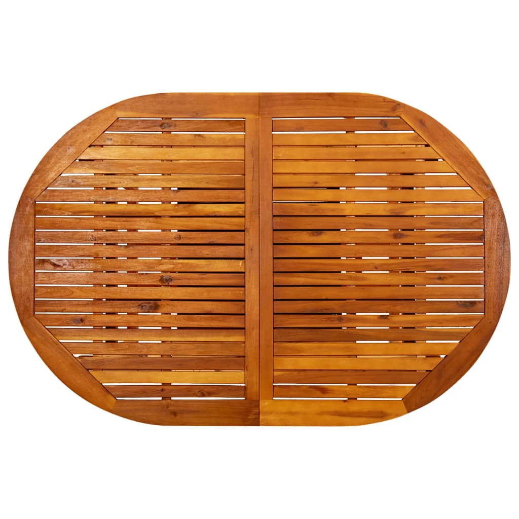 tömör akácfa kerti asztal (150-200) x 100 x 75 cm