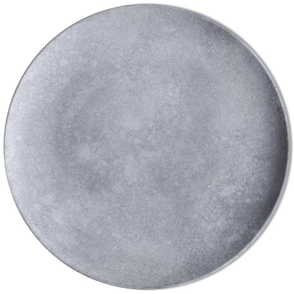 55cm 44cm kétrészes kisasztal/dohányzóasztal szett beton szürke