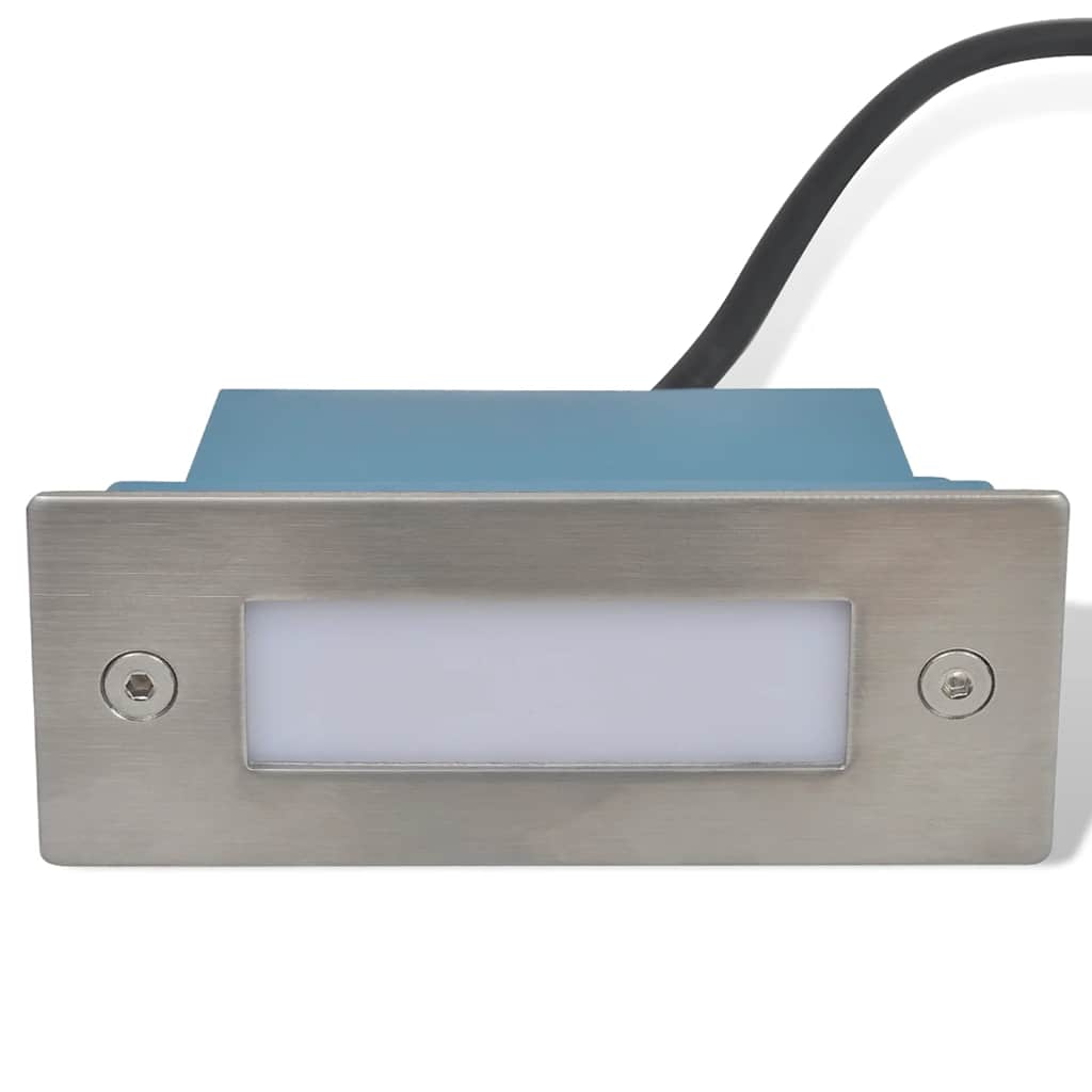 6 db süllyesztett LED lépcsőlámpa 44 x 111 x 56 mm