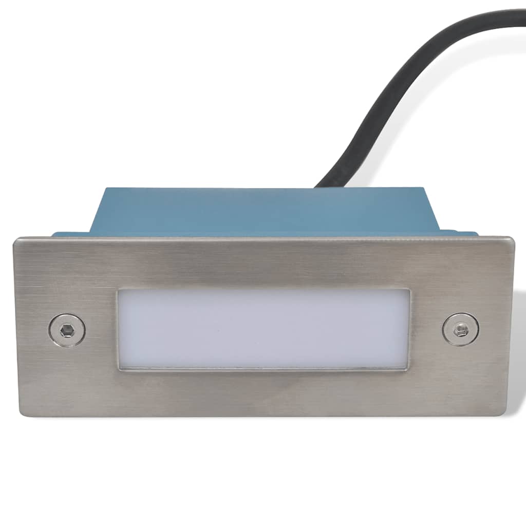 12 db süllyesztett LED lépcsőlámpa 44 x 111 x 56 mm