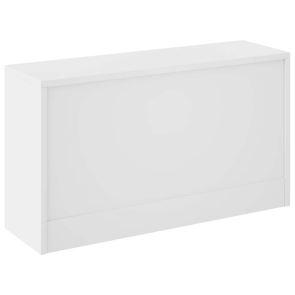 80x24x45 cm fehér cipőtároló pad