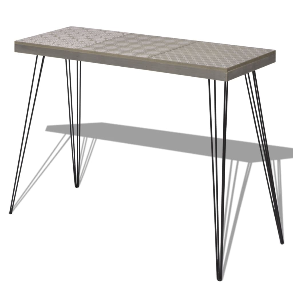 90x30x71,5 cm konzolasztal szürke