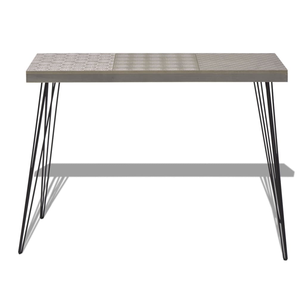 90x30x71,5 cm konzolasztal szürke