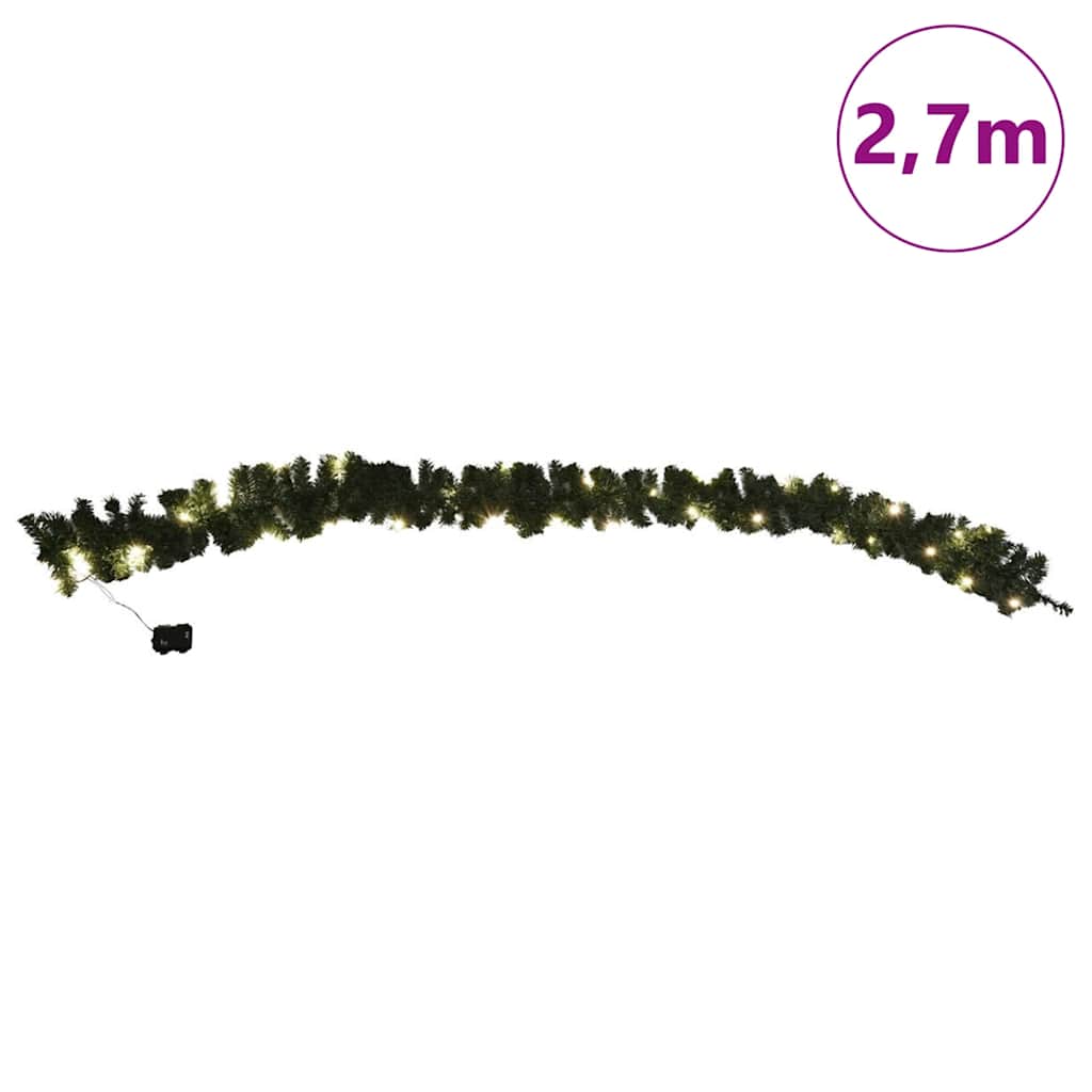 karácsonyi fényfüzér 30 LED-del 270 cm