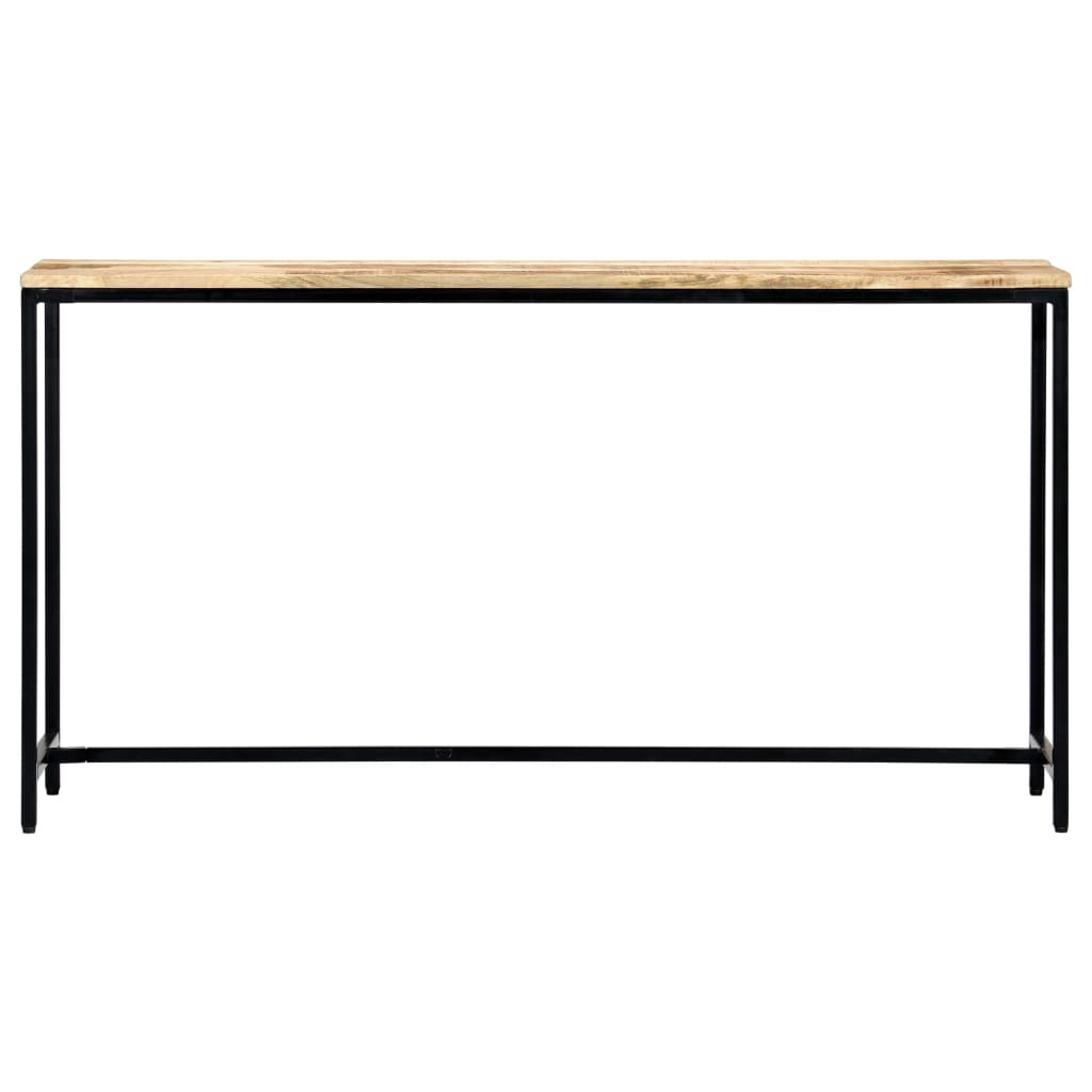 tömör, nyers mangófa tálalóasztal 140 x 35 x 76 cm
