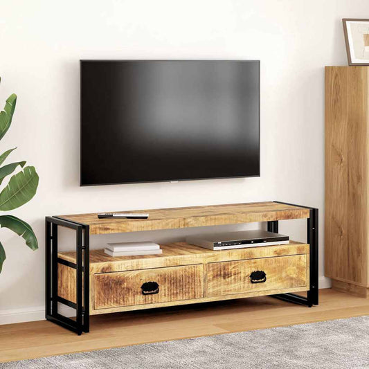 tömör mangófa TV-szekrény 120 x 35 x 45 cm
