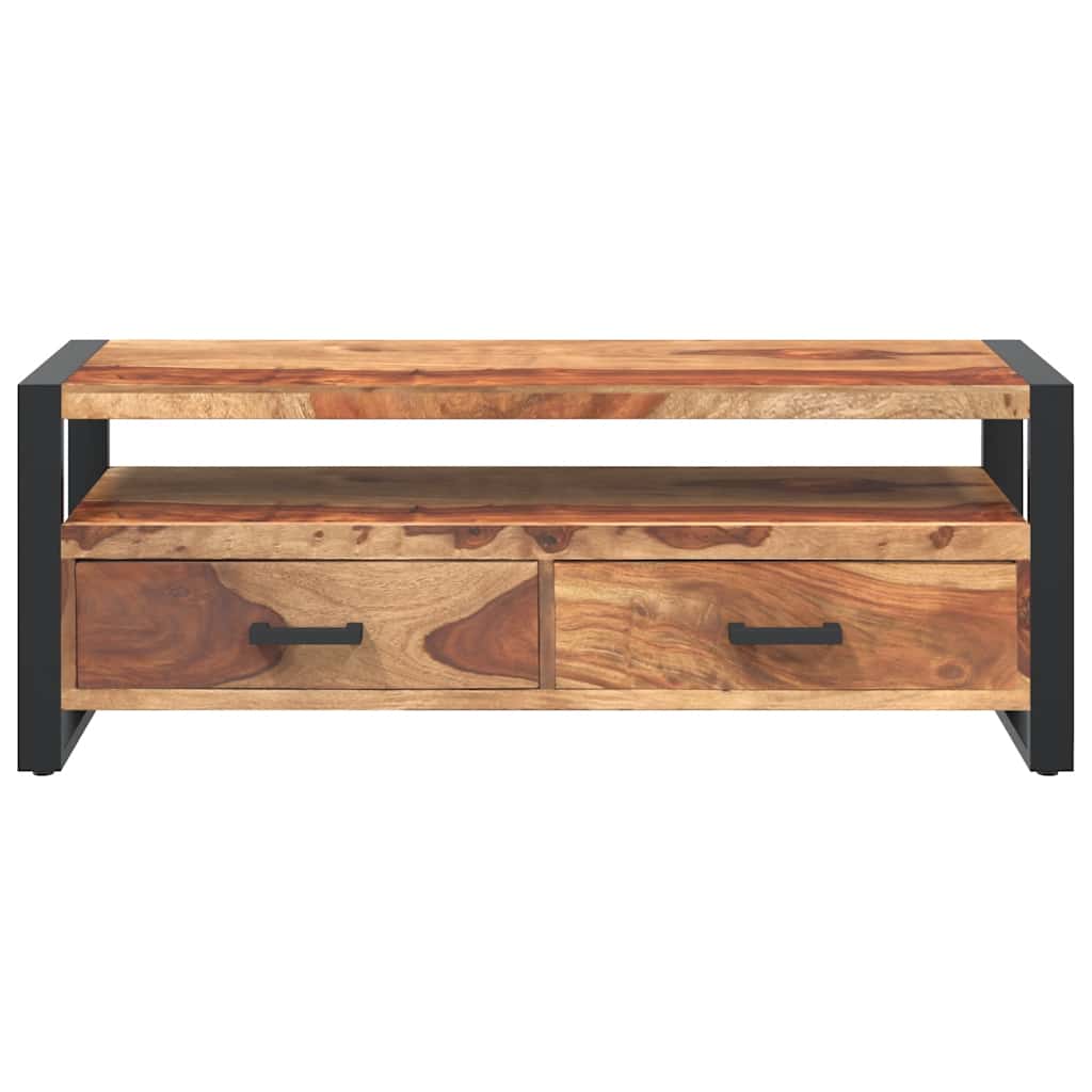 tömör akácfából TV-szekrény 120 x 35 x 45 cm