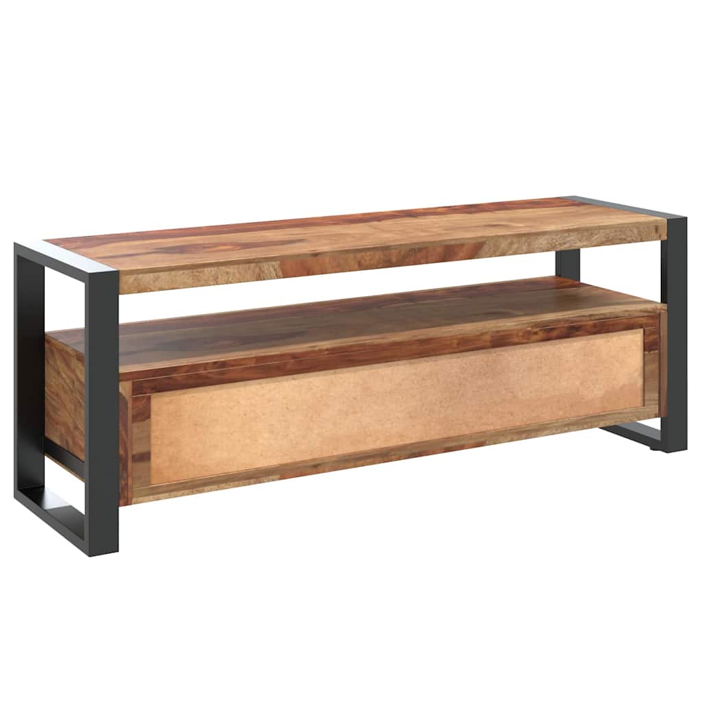 tömör akácfából TV-szekrény 120 x 35 x 45 cm