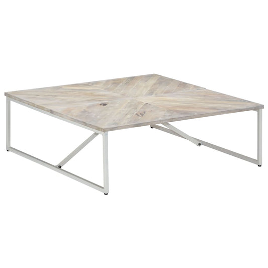 tömör mangófa dohányzóasztal 110 x 110 x 36 cm