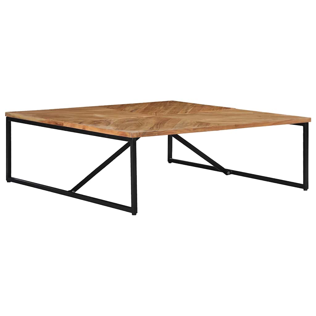 tömör akácfa dohányzóasztal 110 x 110 x 36 cm