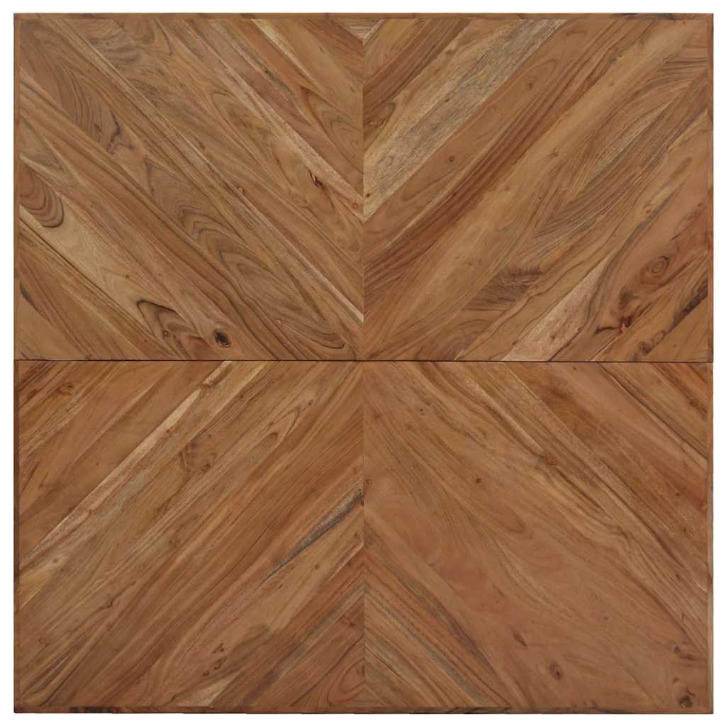 tömör akácfa dohányzóasztal 110 x 110 x 36 cm