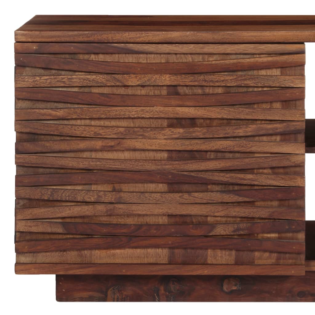 tömör akácfából TV-szekrény 120 x 30 x 40 cm