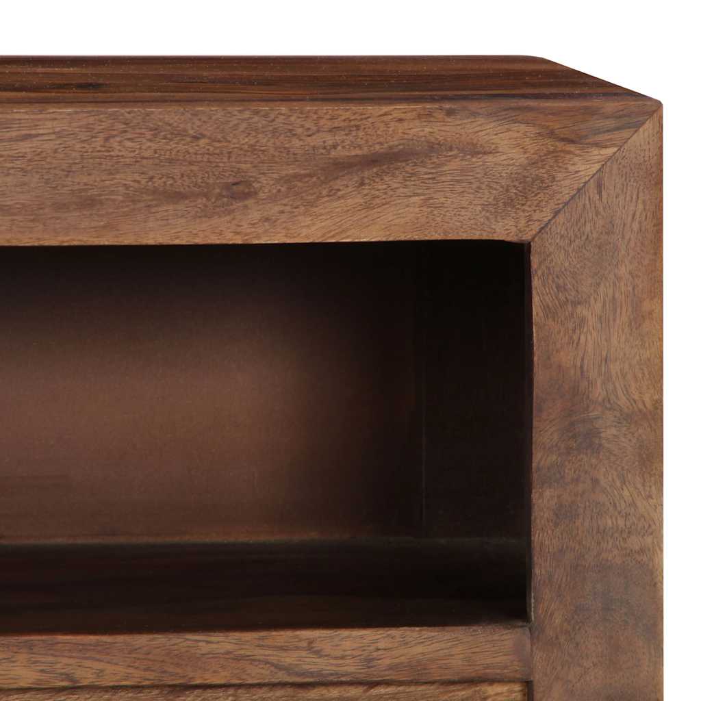 tömör akácfából TV-szekrény 120 x 30 x 40 cm