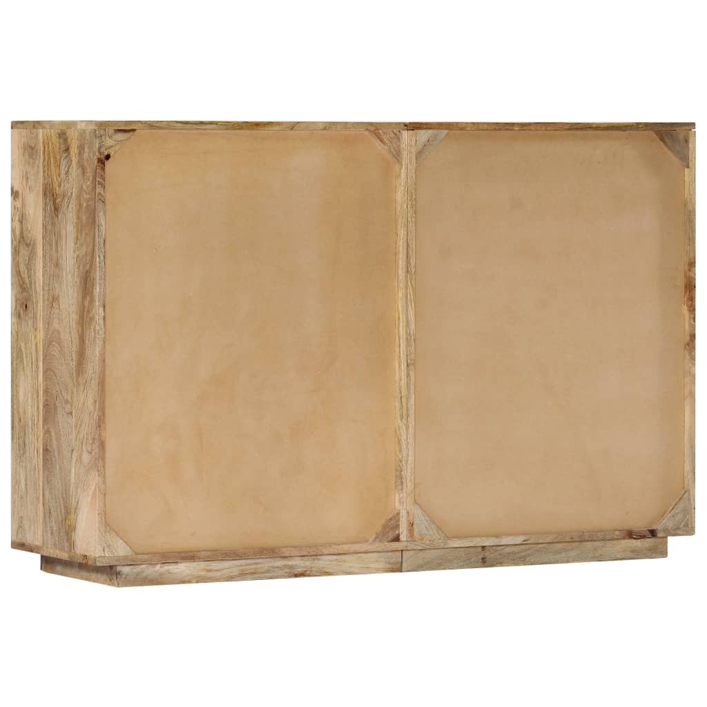 tömör mangófa ábécés szekrény 6 fiókkal 120 x 35 x 79 cm