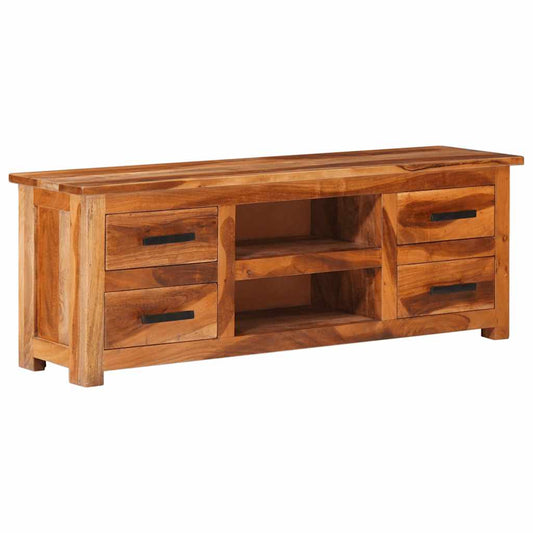 tömör fa TV-szekrény 110 x 30 x 40 cm