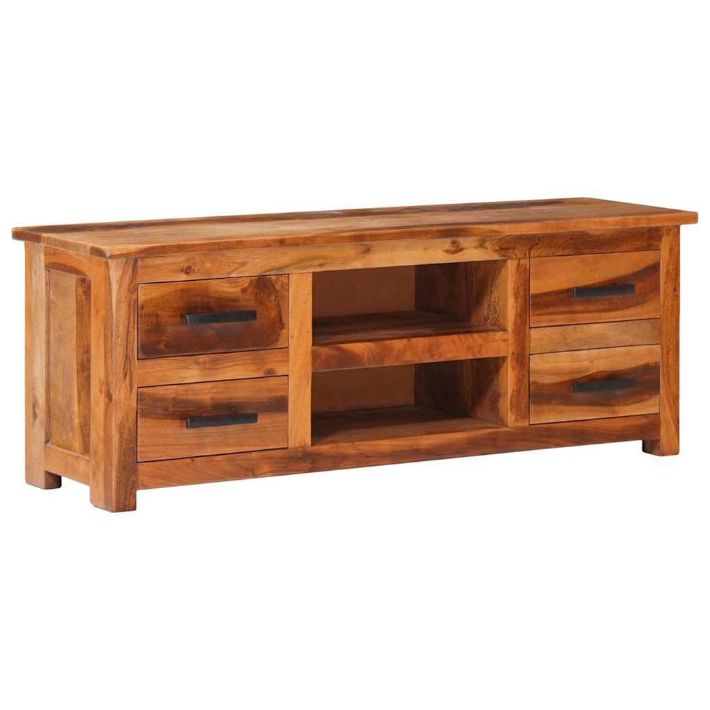 tömör fa TV-szekrény 110 x 30 x 40 cm