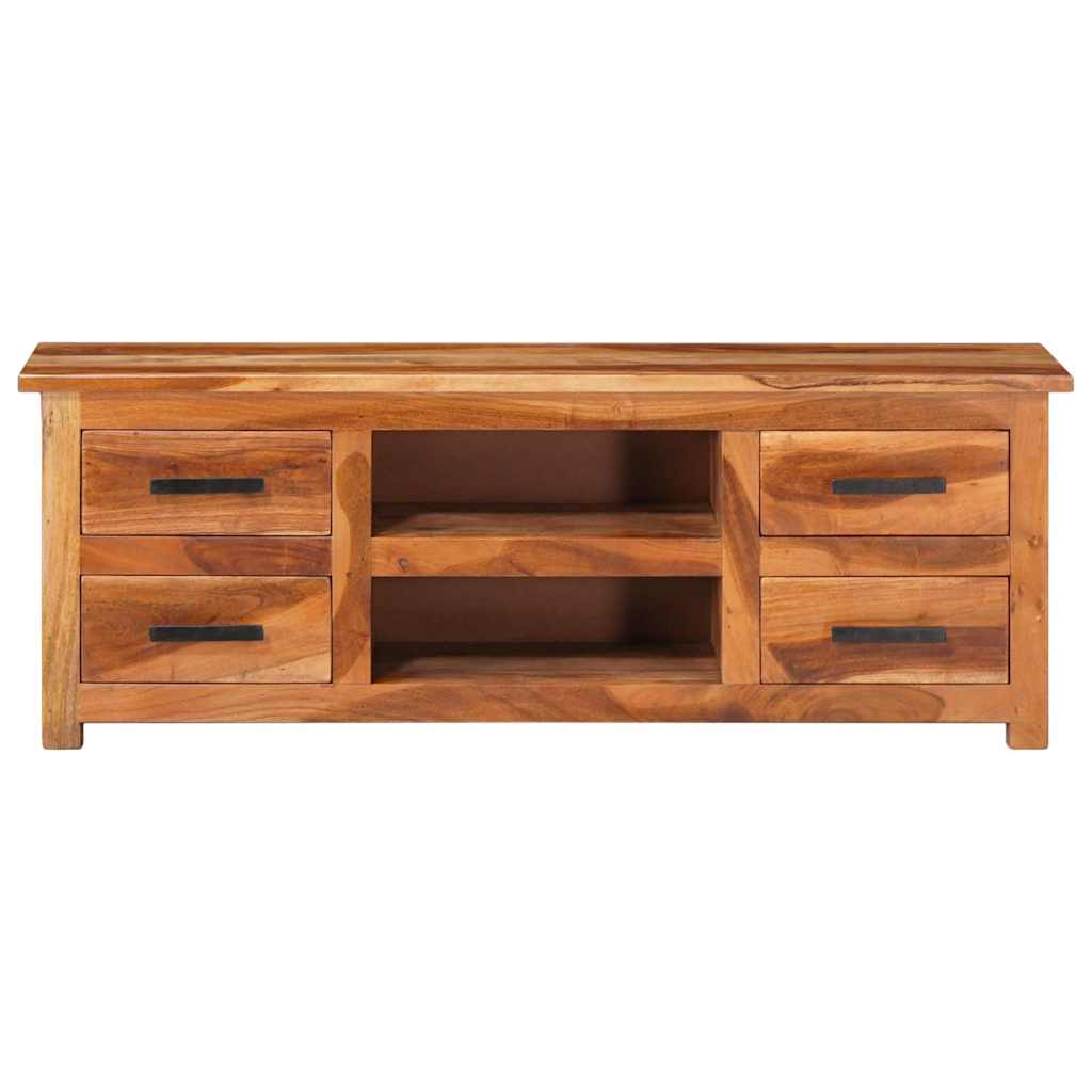 tömör fa TV-szekrény 110 x 30 x 40 cm
