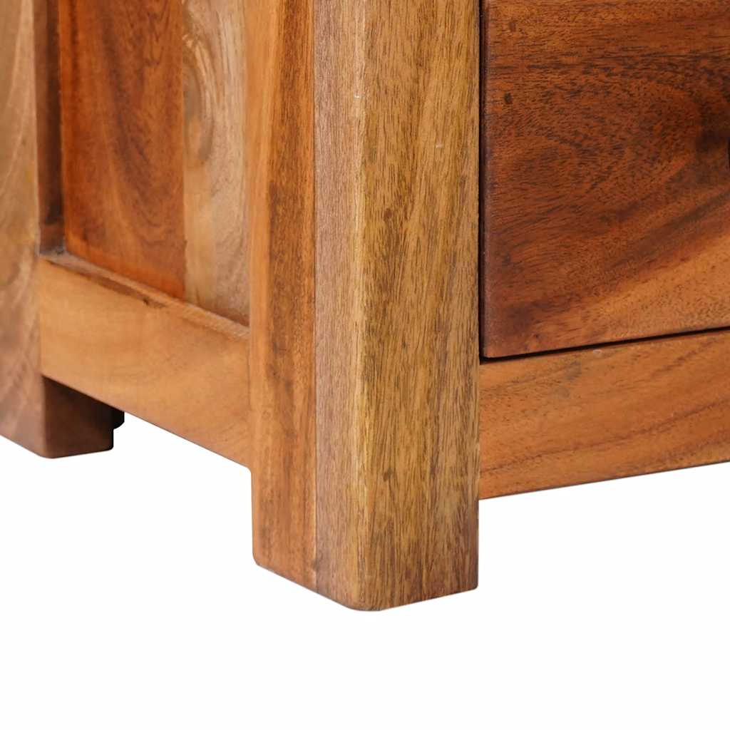 tömör fa TV-szekrény 110 x 30 x 40 cm
