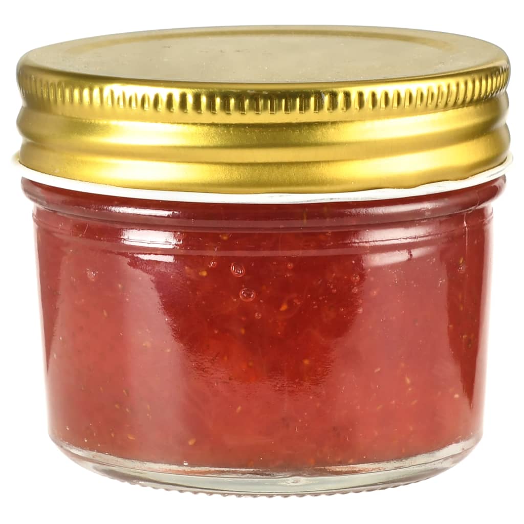 96 db 110 ml-es befőttesüveg aranyszínű tetővel