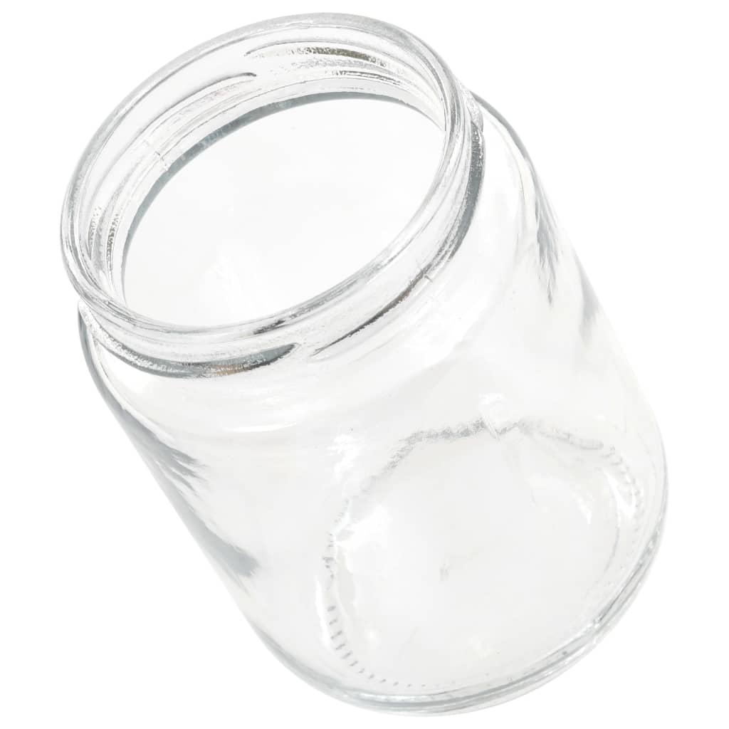 48 db 230 ml-es befőttesüveg piros tetővel