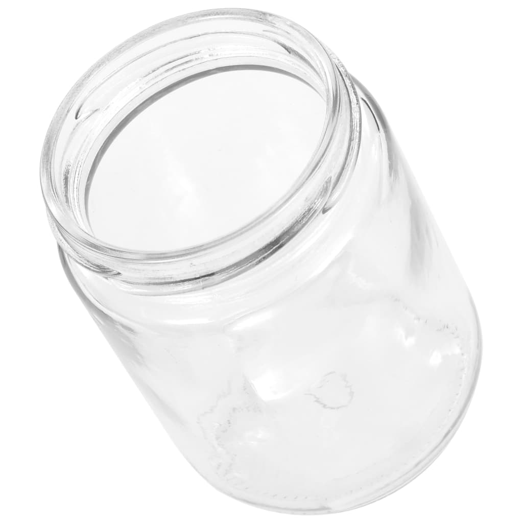 48 db 230 ml-es befőttesüveg aranyszínű tetővel