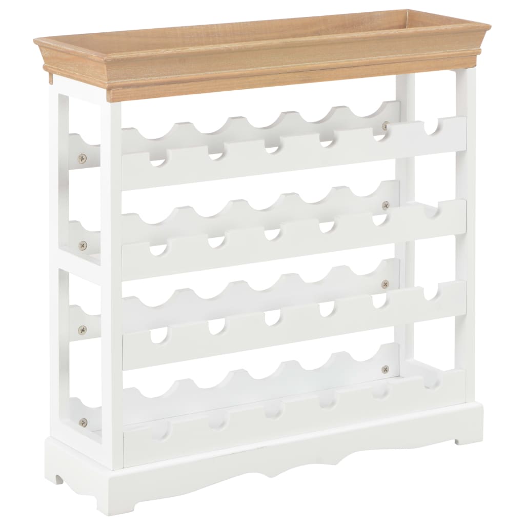 fehér MDF borszekrény 70 x 22,5 x 70,5 cm