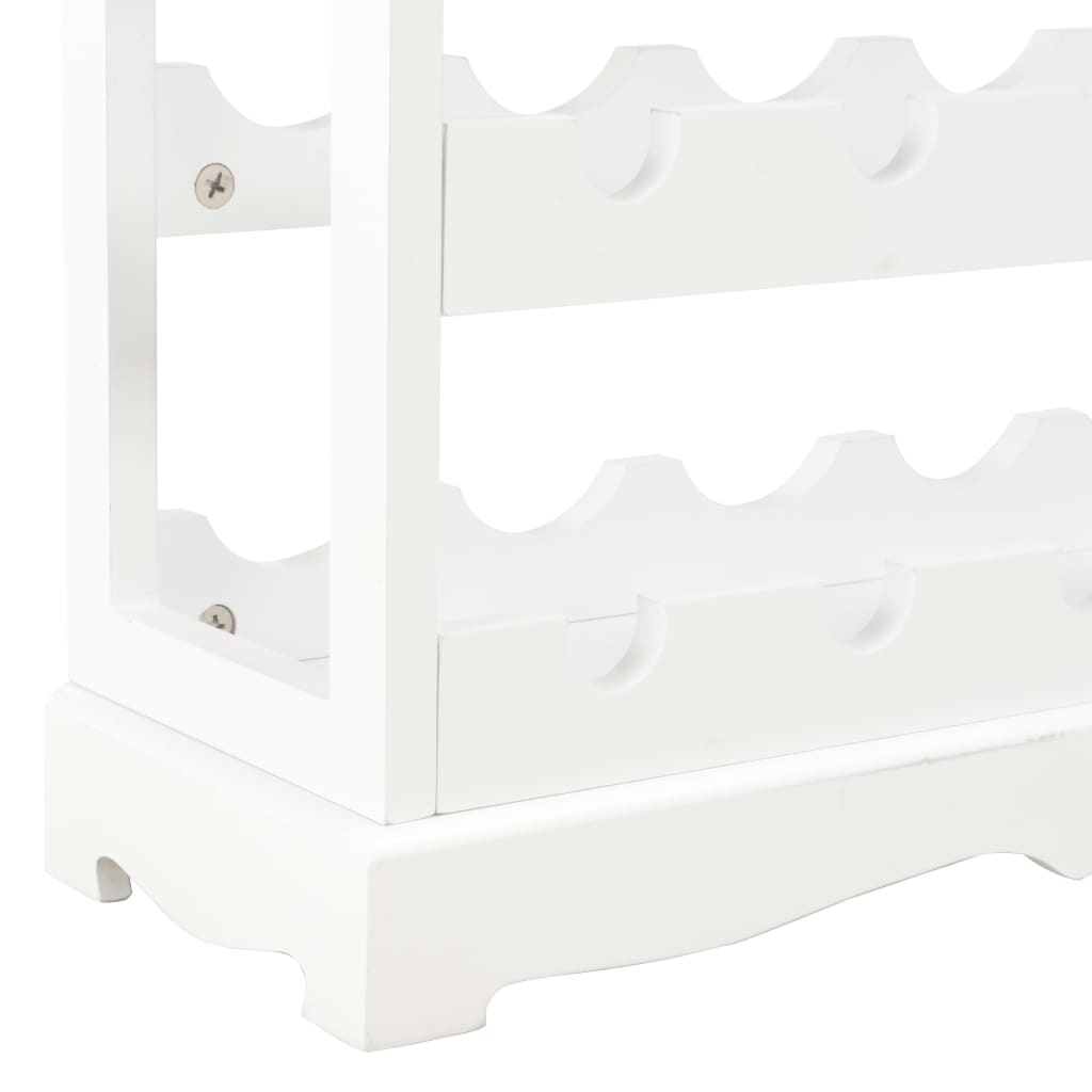 fehér MDF borszekrény 70 x 22,5 x 70,5 cm