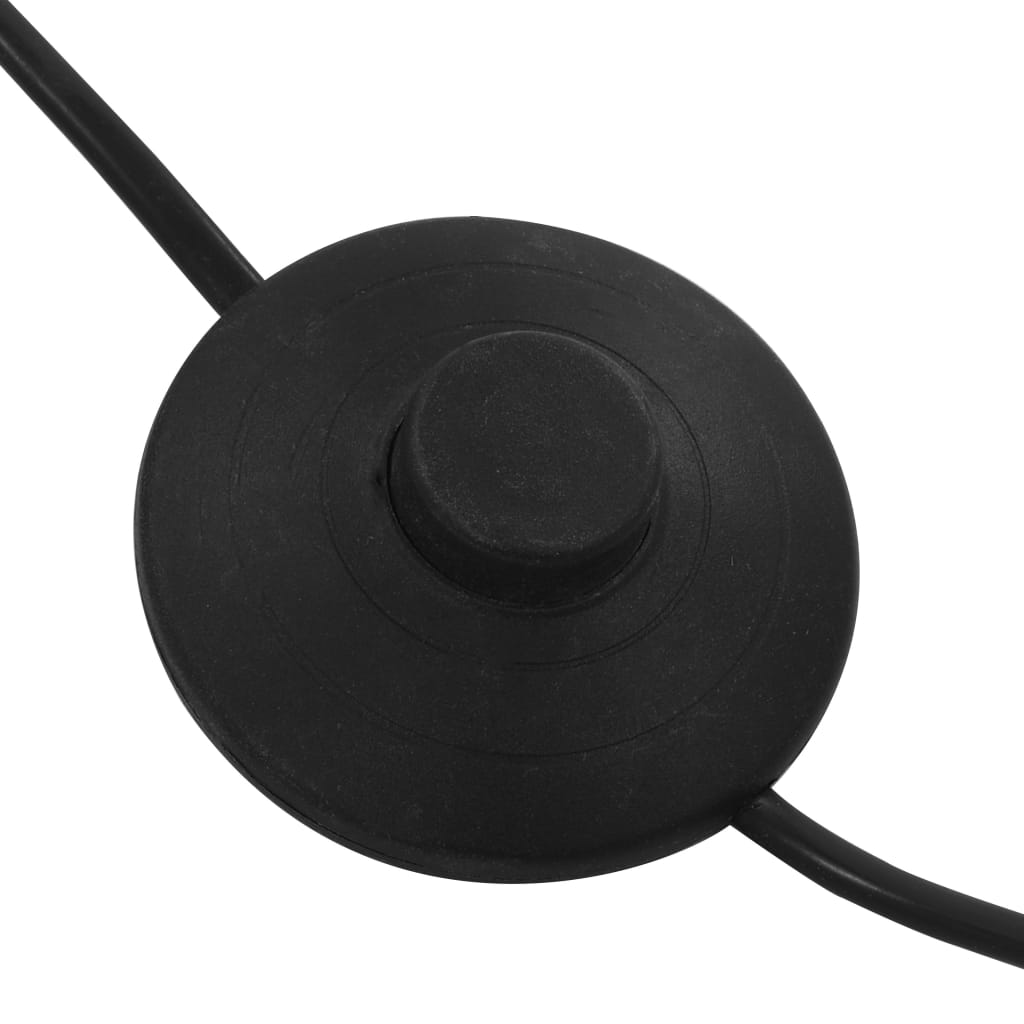 fekete-arany állólámpa 200 cm 5 db E14 típusú foglalattal