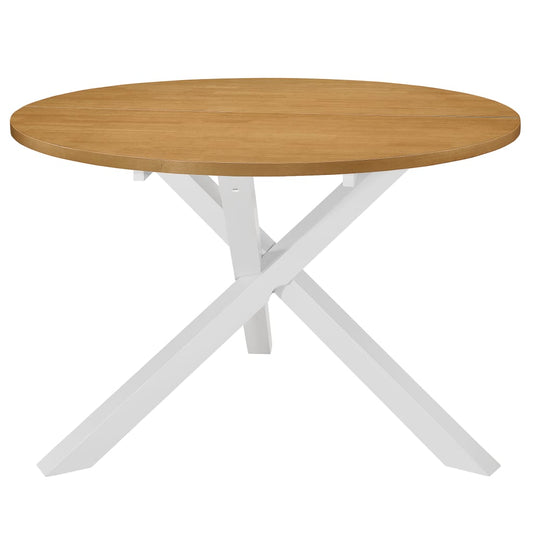 fehér MDF étkezőasztal 120 x 75 cm