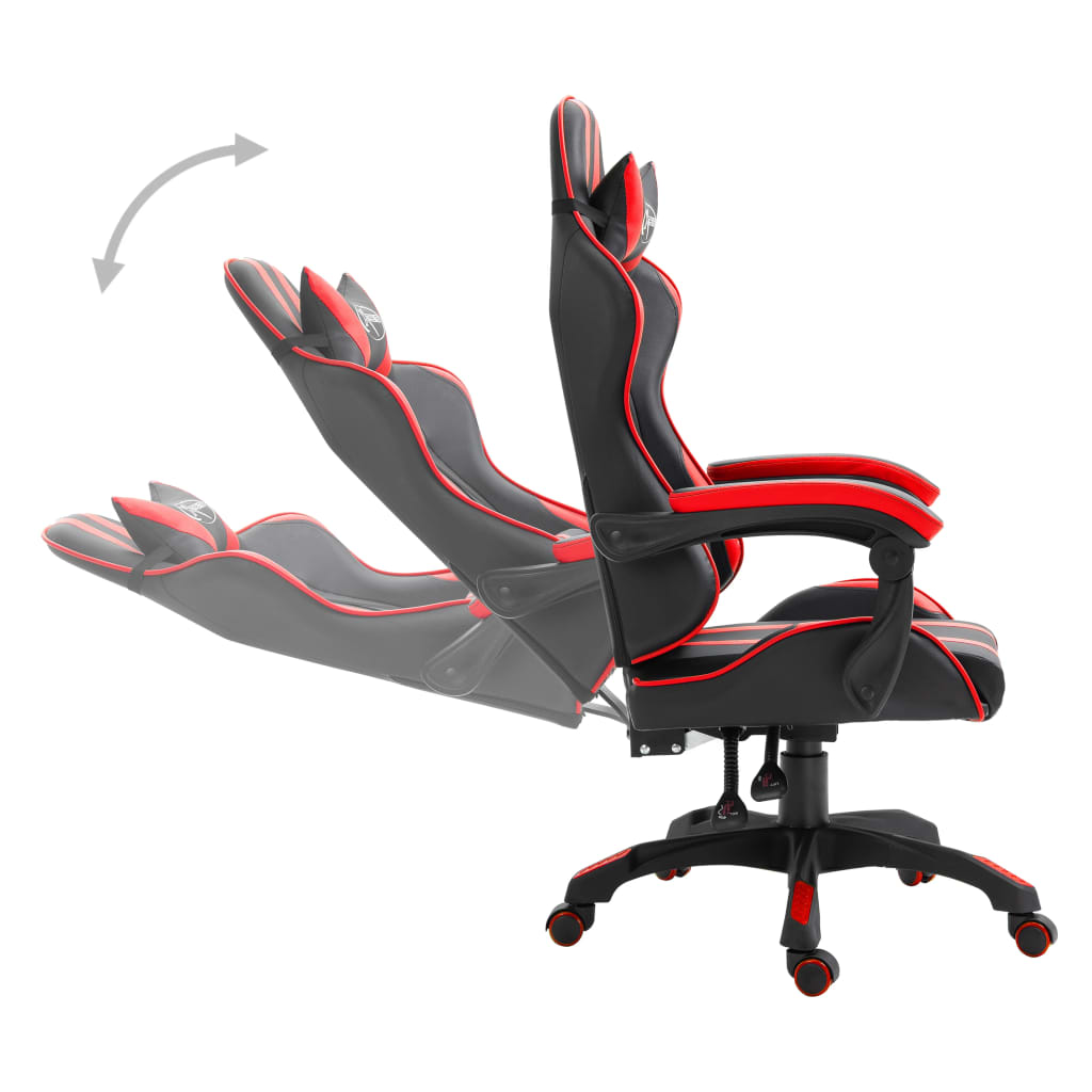 piros műbőr gamer szék