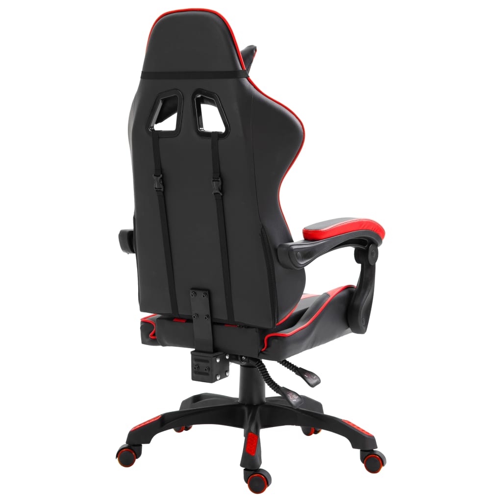 piros műbőr gamer szék