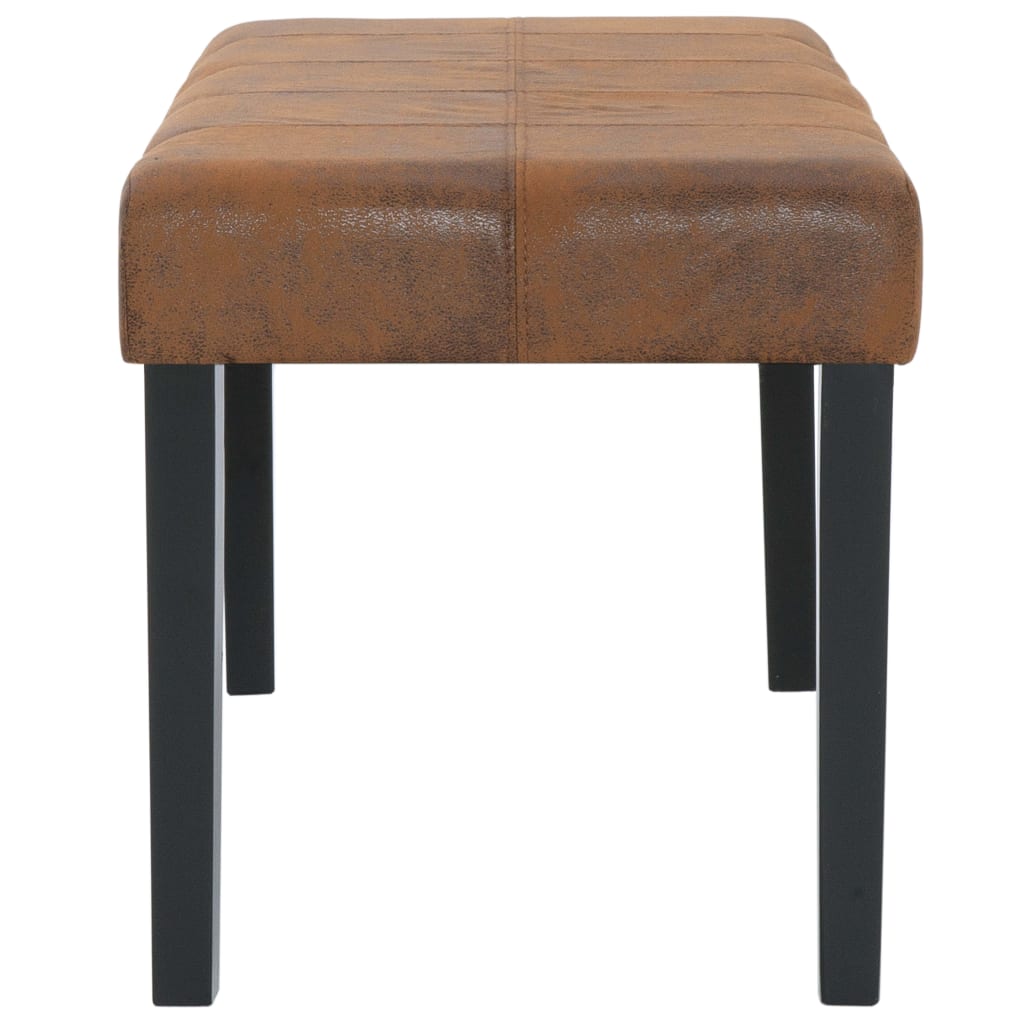 barna művelúr pad 106 cm