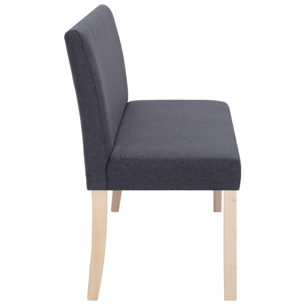 sötétszürke poliészter pad 139,5 cm