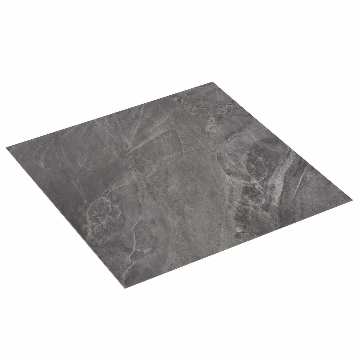 Padlódeszkák 5,11 m² 55 pcs PVC Fekete és Fehér