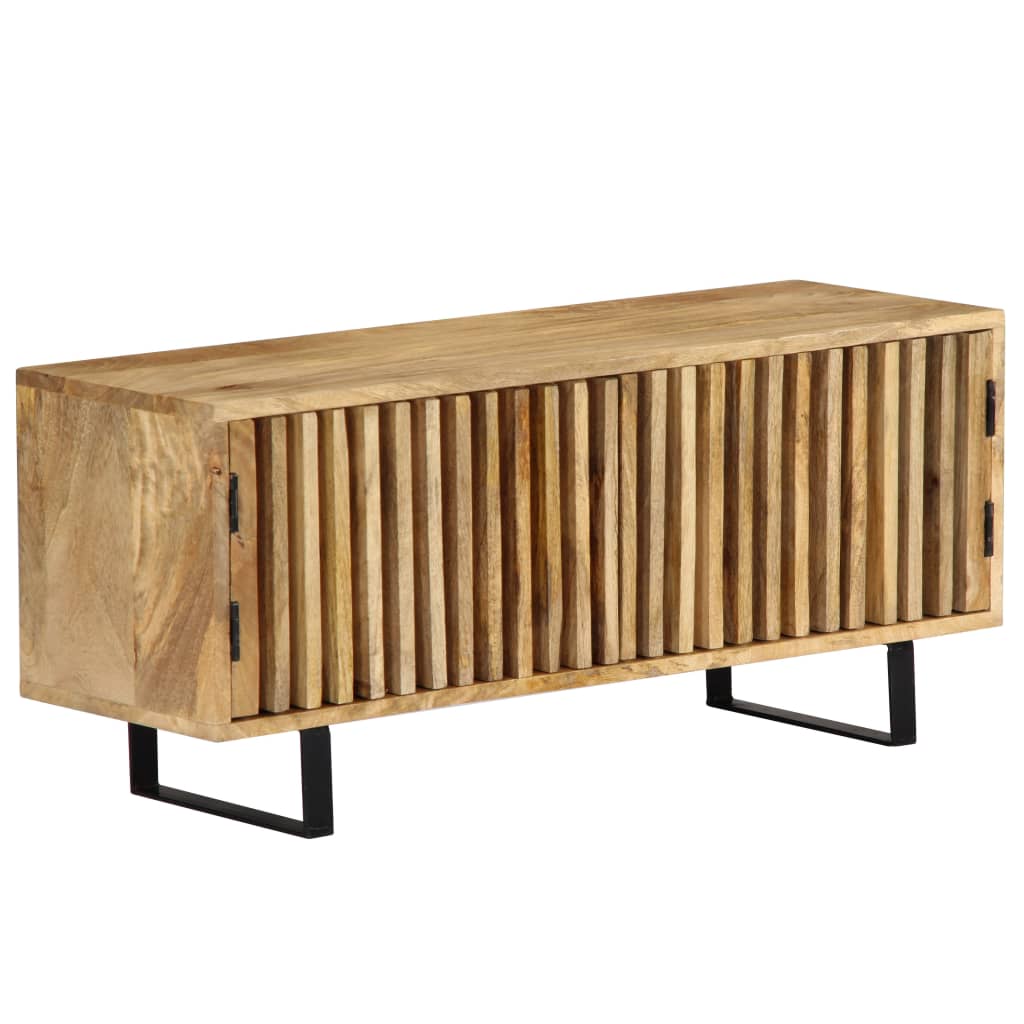tömör mangófa TV-szekrény 90 x 30 x 40 cm