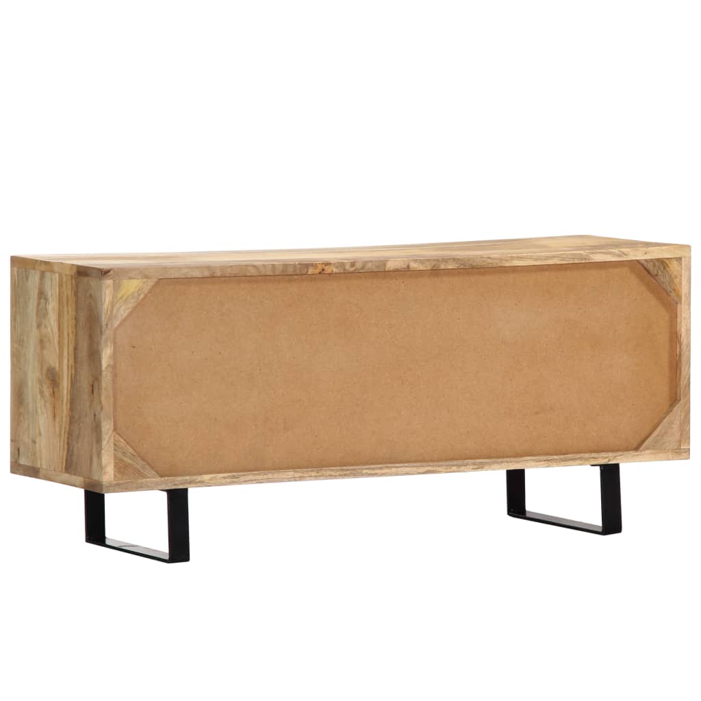 tömör mangófa TV-szekrény 90 x 30 x 40 cm