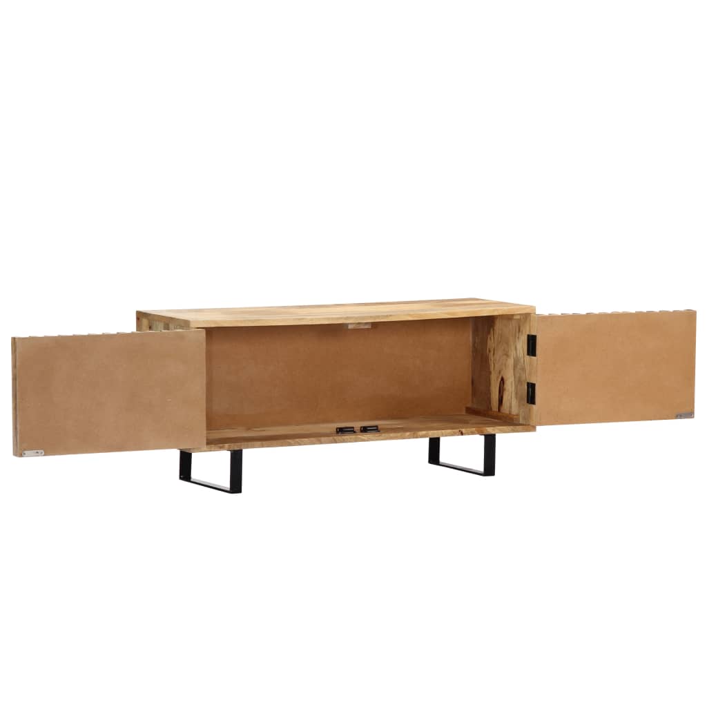 tömör mangófa TV-szekrény 90 x 30 x 40 cm