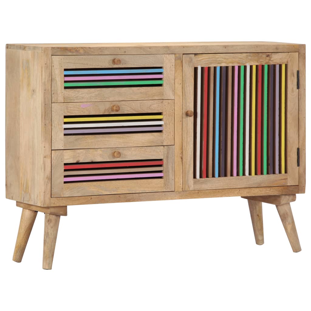 tömör mangófa tálalószekrény 100 x 30 x 75 cm