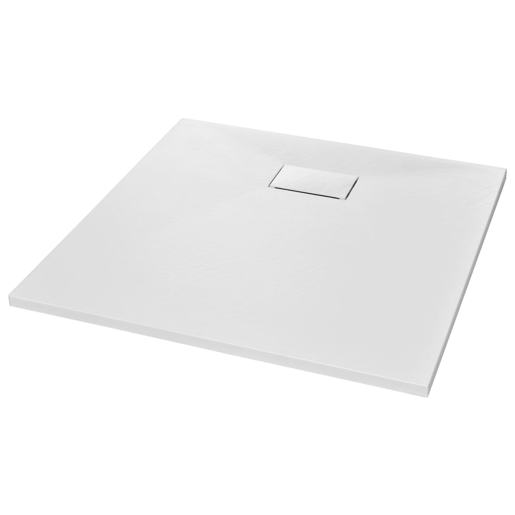 fehér SMC zuhanytálca 80 x 80 cm