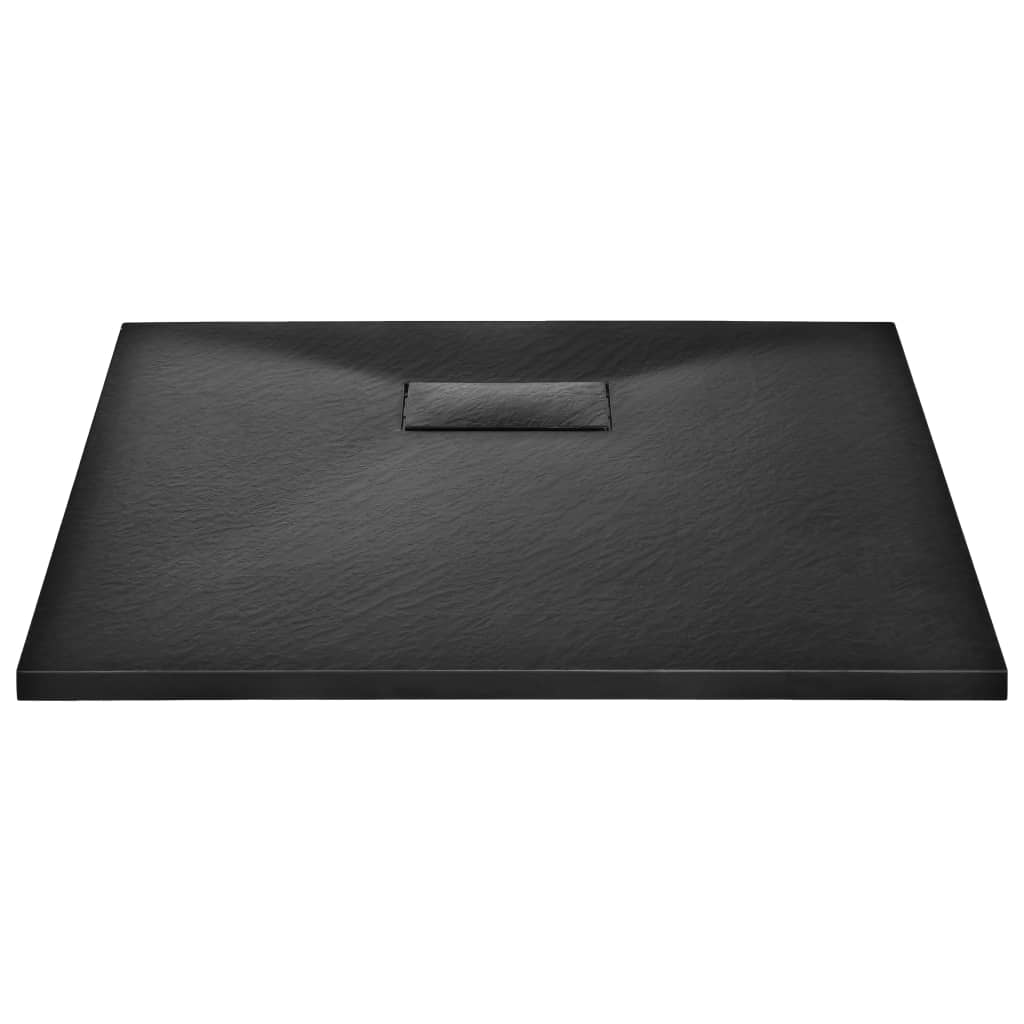 fekete SMC zuhanytálca 80 x 80 cm