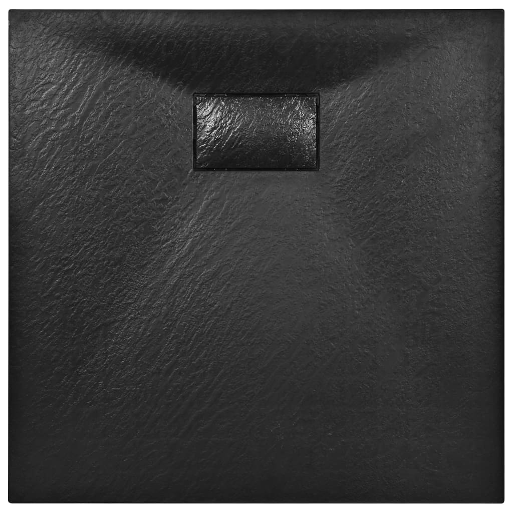 fekete SMC zuhanytálca 80 x 80 cm