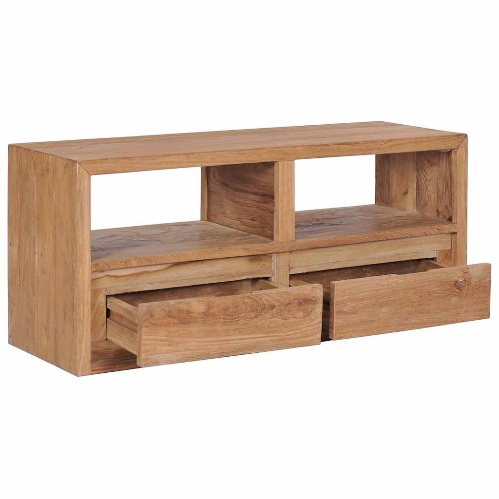 tömör tíkfa TV-szekrény 90 x 30 x 40 cm