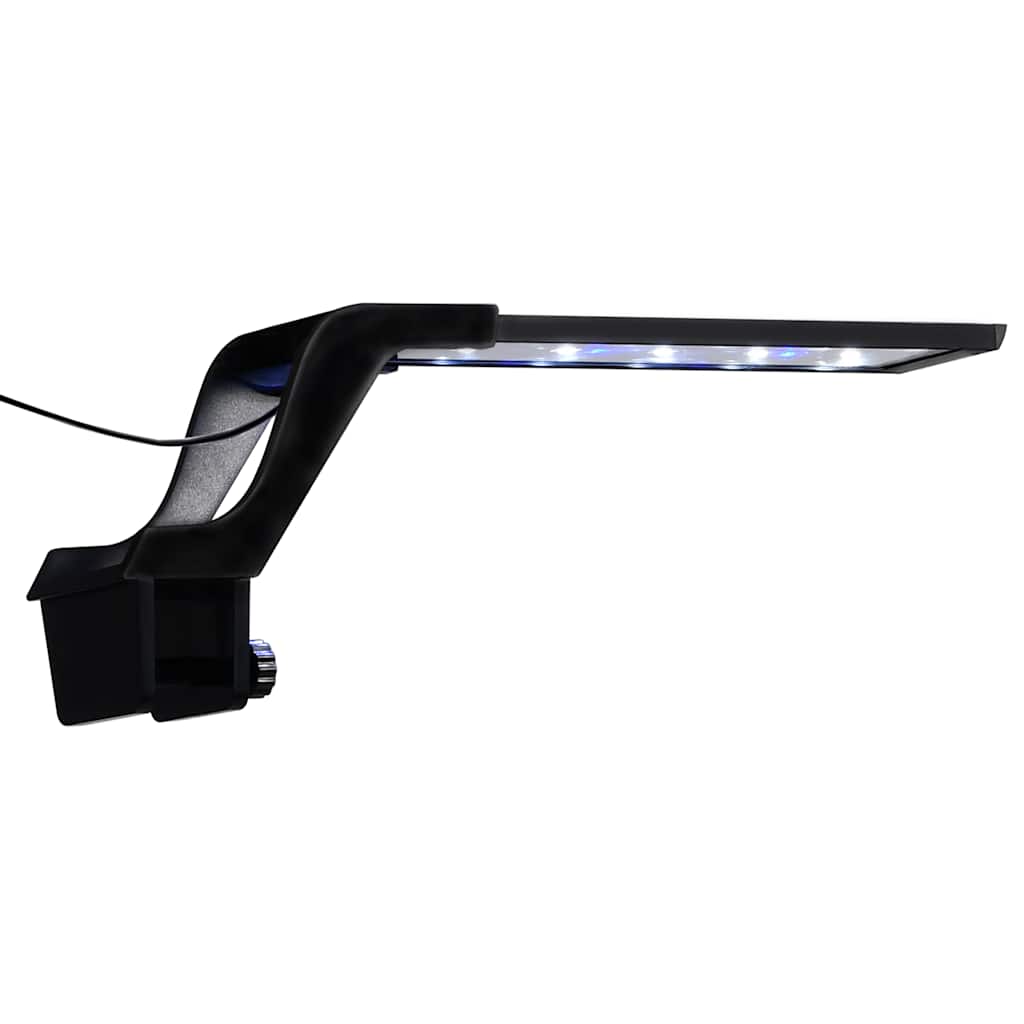 kék és fehér LED-lámpa akváriumhoz szorítókkal 25 - 45 cm