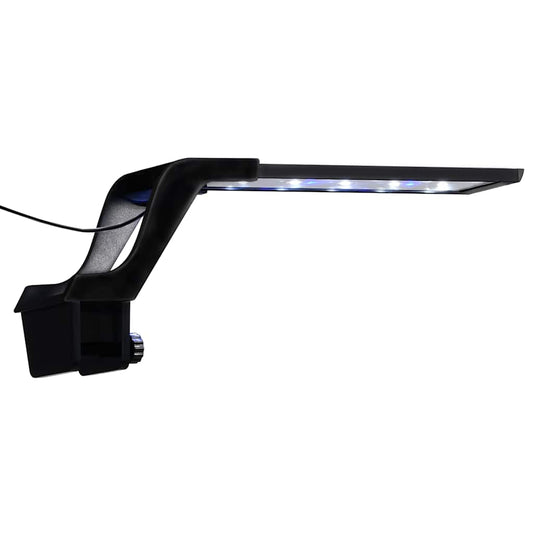 kék és fehér LED-lámpa akváriumhoz szorítókkal 25 - 45 cm