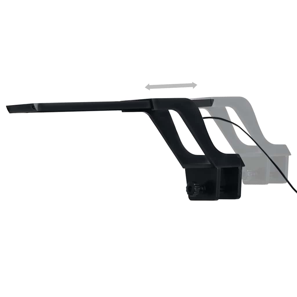 kék és fehér LED-lámpa akváriumhoz szorítókkal 25 - 45 cm